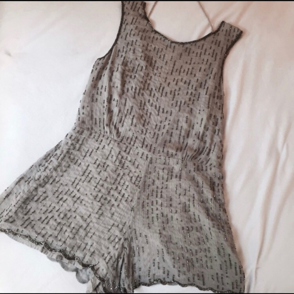 Free people beaded beauty romper